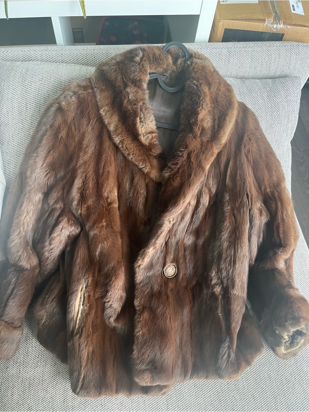 Vintage Eaton Luxurious Brown Fur Jacket